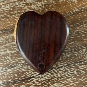 Heart Shaped Wood Keepsake Box